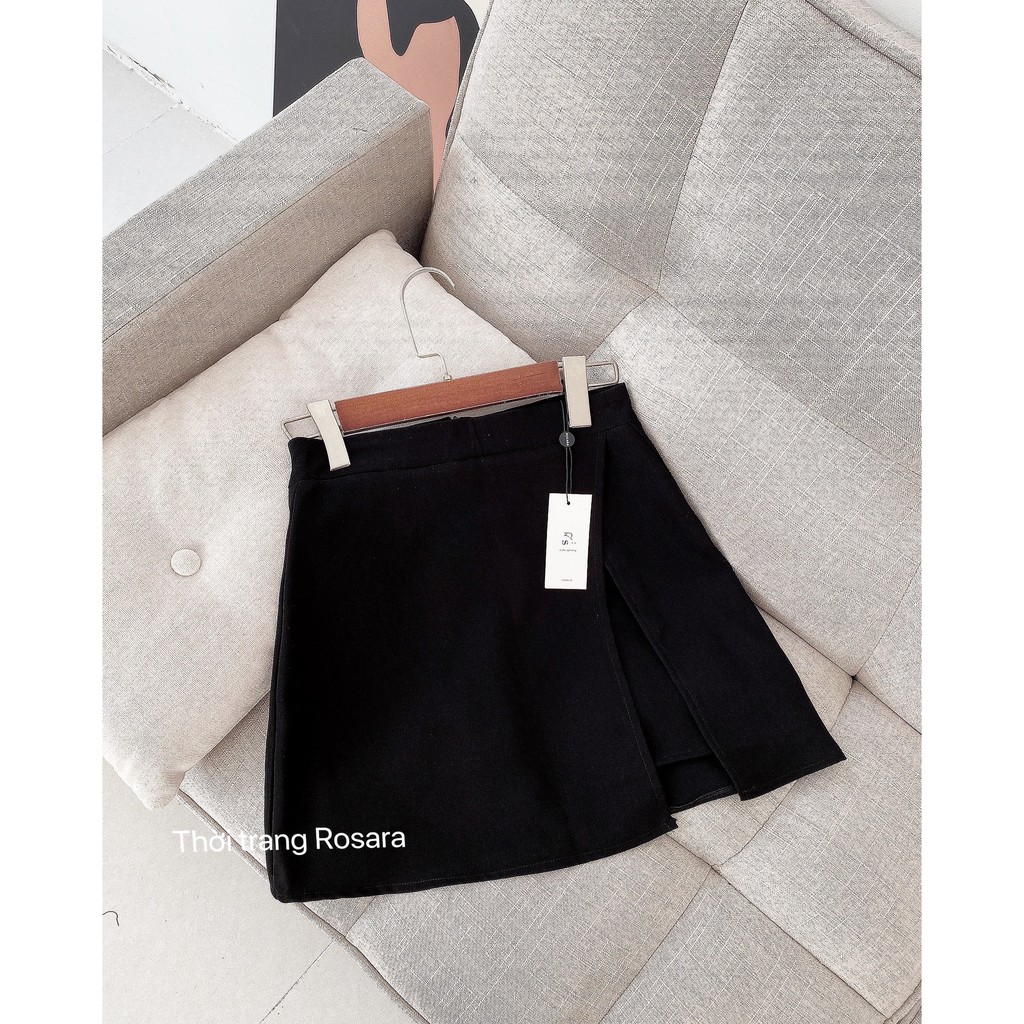 [Mã FADIRECT20 giảm 20K đơn 150K] Chân váy chữ A xẻ có lót quần không nhăn CV03 | BigBuy360 - bigbuy360.vn