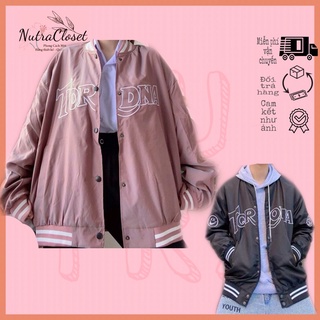 Áo khoác dù 2 lớp bomber ulzzang unisex NUTRA nam nữ