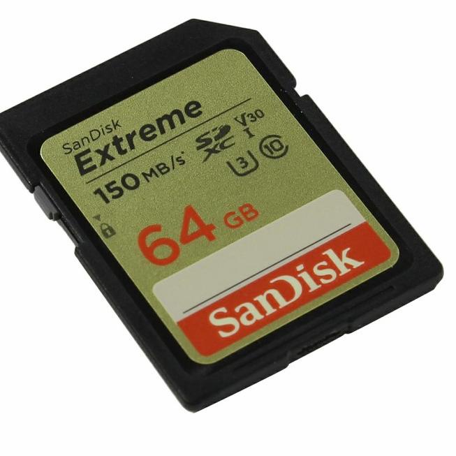SANDISK ➶ Thẻ SDXC UHS-I V30 U3 Class 10 (150MB / s) 64GB hàng bán chạy nhất