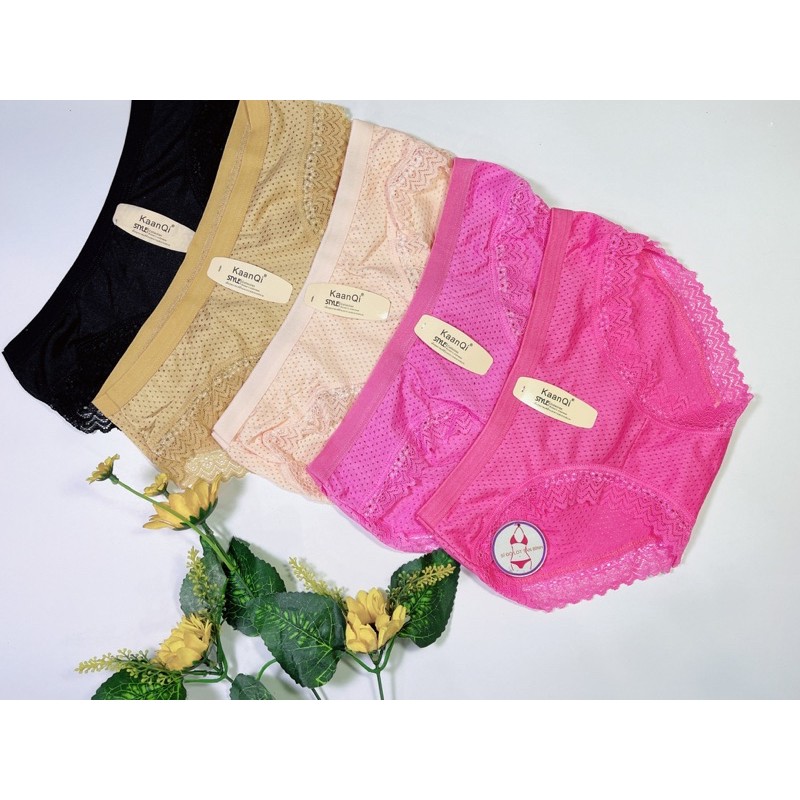 Quần lót thông hơi phối ren thông thoáng 40-55kg MS9933
