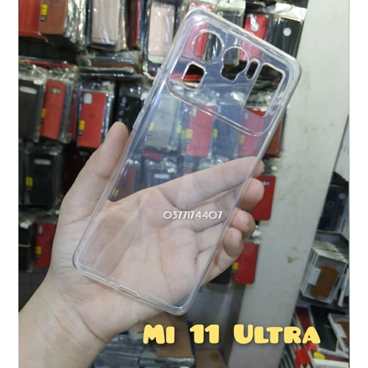Xiaomi Mi 11 Ultra_Ốp lưng dẻo TPU bảo vệ cụm camera trong suốt