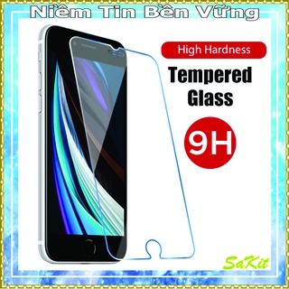 Kính cường lực trong suốt 2.5d, điện thoại ip 5,5s, 6, 6s, 7, 8, se, 6plus, 6splus, 7plus, 8plus- tặng giấy lau.
