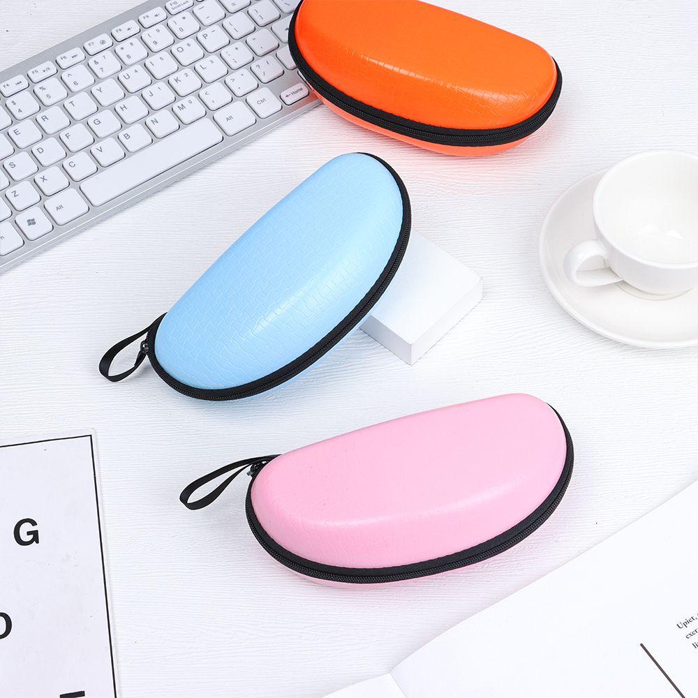 ESPO Hộp Đựng Mắt Kính Có Khóa Kéo Phong Cách Vintage Giá Đỡ