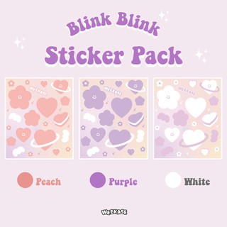 Bộ sticker hoạt hình xinh xắn Weekase Blink Sticker Pack