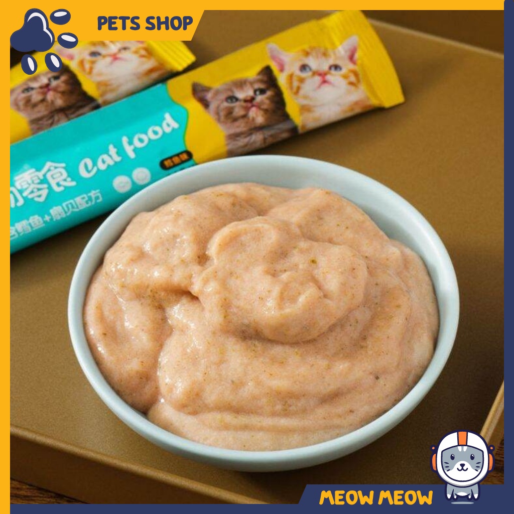 Súp thưởng cho mèo Catfood | Thanh 15g | Súp thưởng dinh dưỡng dành cho mèo.