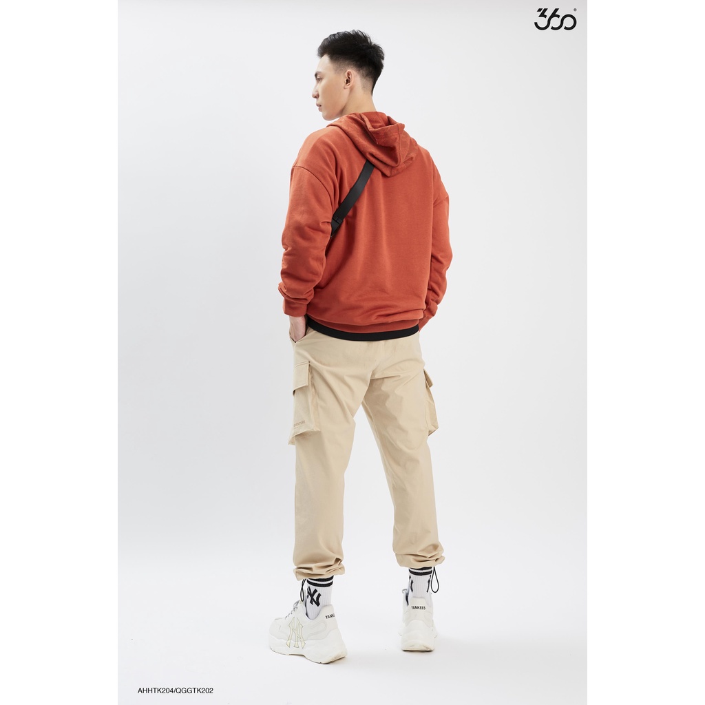 Áo hoodie nỉ cao cấp thương hiệu 360 Boutique túi họa tiết trẻ trung - AHHTK204