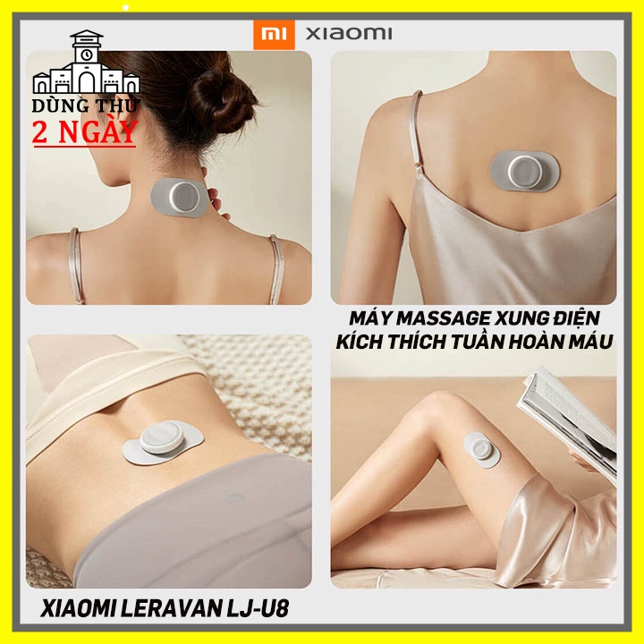 Máy massage mini Xiaomi Leravan LJ-U8, công nghệ xung điện giúp lưu thông khí huyết, giảm đau nhức