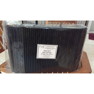 Ống Hút Cafe Phi 8  Màu Đen - 500g