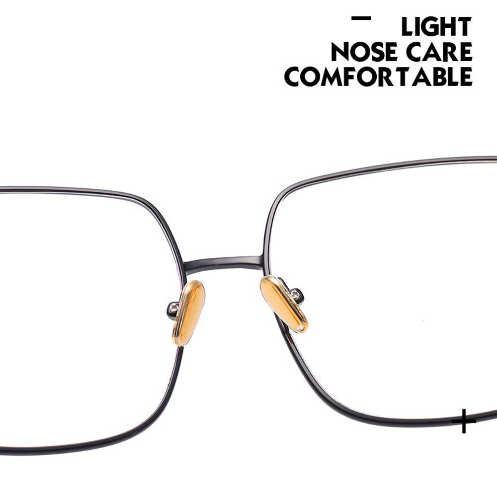 Mắt kính chống ánh sáng xanh gọng kim loại hình vuông thời trang cho nam và nữ