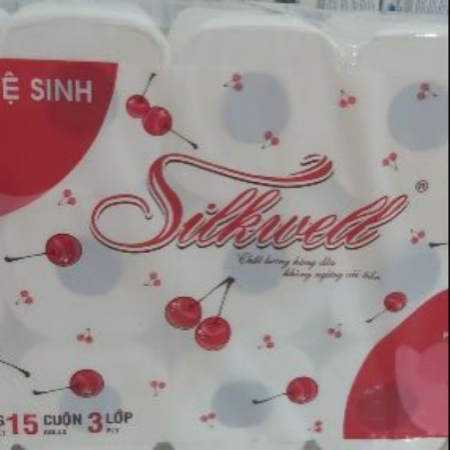 Giấy Vệ Sinh 15 Cuộn Silkwell