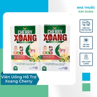 Viên uống hỗ trợ xoang cherry giảm sổ mũi nghẹt mũi đau nhức xoang hộp 30 viên
