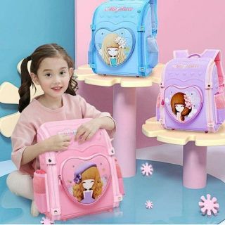 Ba lô chống gù siêu nhẹ. đủ màu, hình cho học sinh tiểu học 7-14 tuổi.