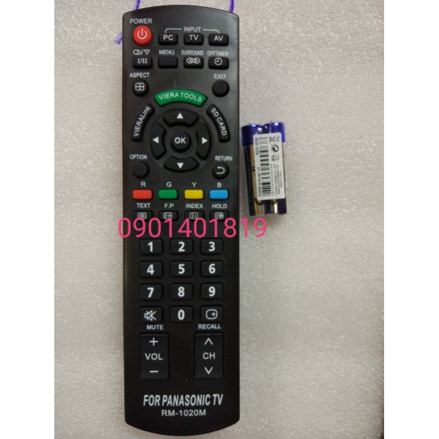 Điều Khiển Tivi Panasonic 1020 ( Hàng tốt)