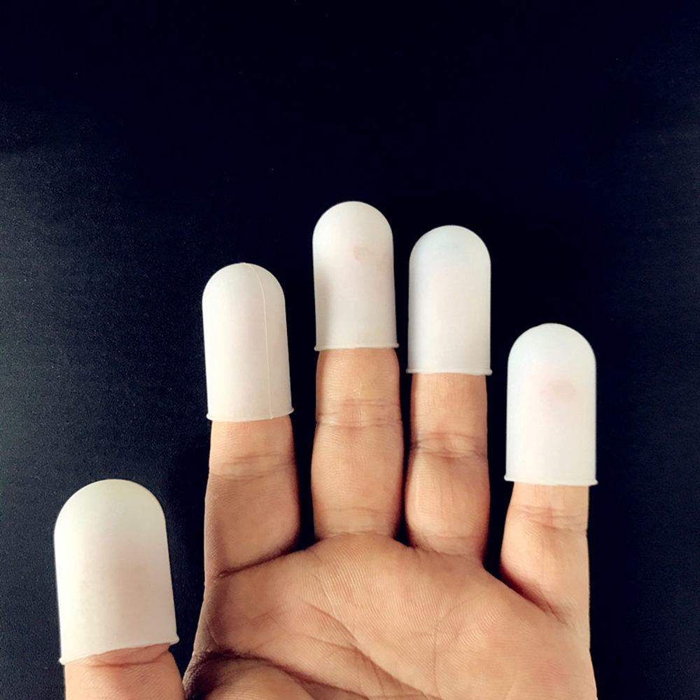 Bộ 5 Đầu Bọc Ngón Tay Bằng Silicon Chống Bỏng Chuyên Dụng Khi Nấu Ăn