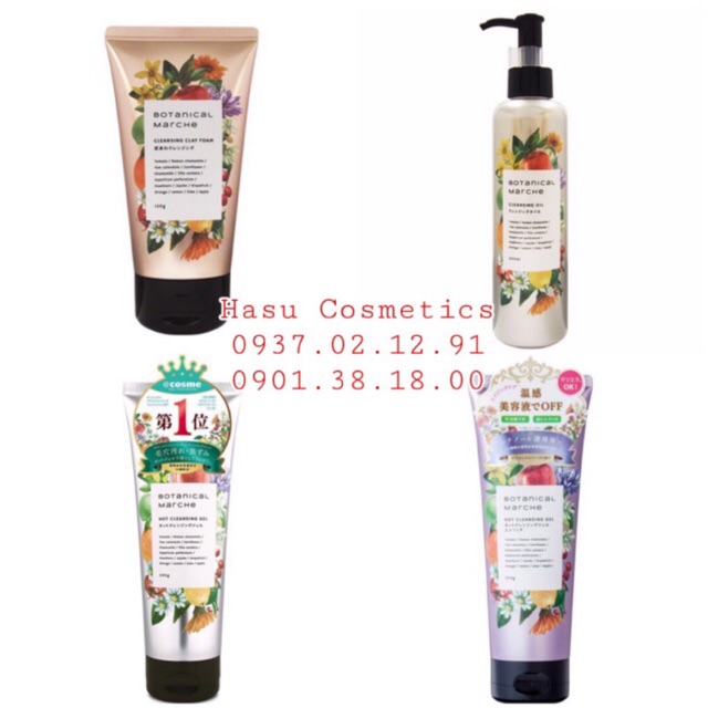 Bộ chăm sóc da mặt Botanical Marche Nhật Bản