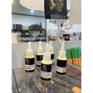 [TANUKI ART] Medium cho màu nước bản 10ml (keo chặn màu + nhũ + Gum Arabic)