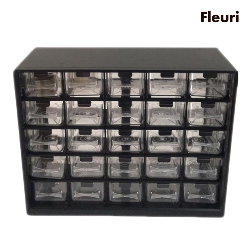 Hộp Đựng Ốc Vít 25 Ngăn Kéo Tủ Tiện Dụng Cho Gia Đình