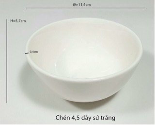 Tô trắng sứ tô 7