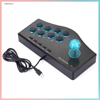 ✨chất lượng cao✨3 In 1 USB Wired Game Controller Arcade Fighting Joystick Stick Gaming Console