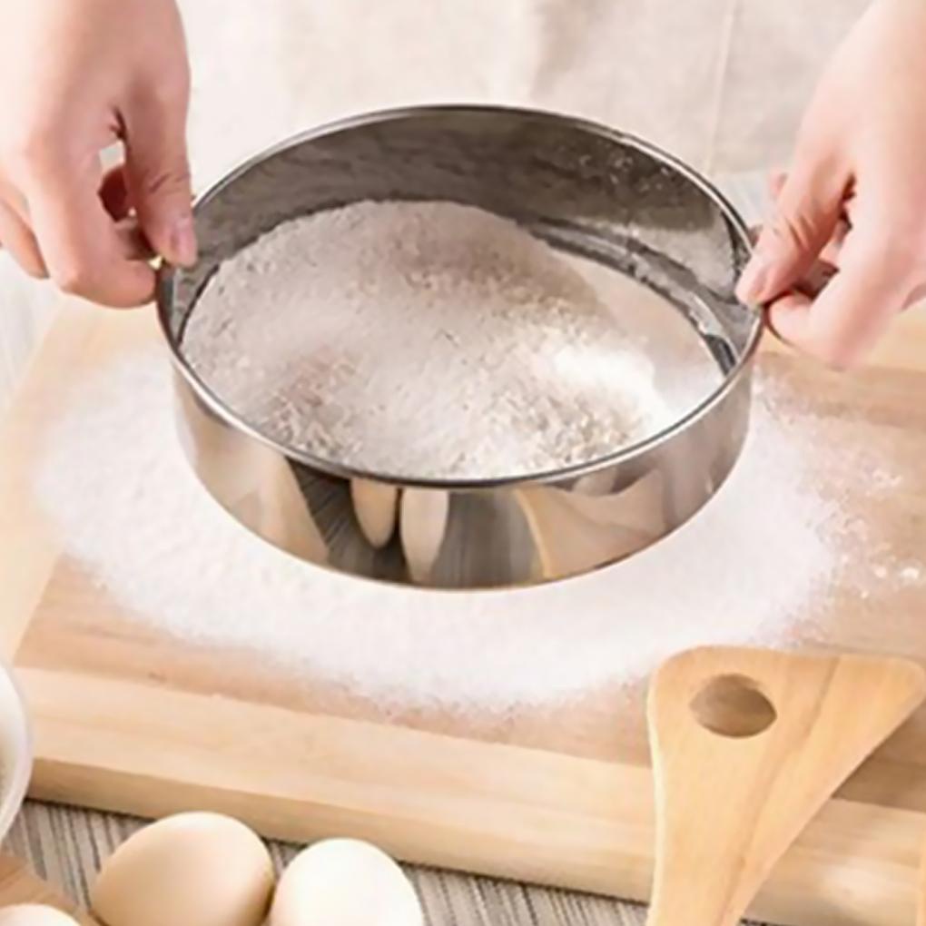 Rây Lọc Bột Bằng Thép Không Gỉ Có Thể Tái Sử Dụng
