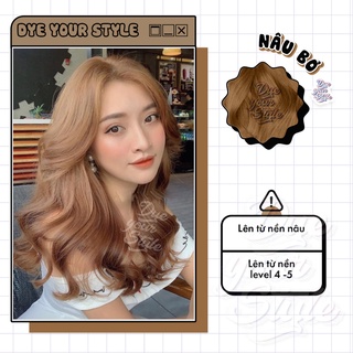 THUỐC NHUỘM TÓC NÂU BƠ - KHÔNG TẨY