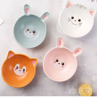 Bát Ăn Dặm Gốm Sứ Cao Cấp Hình Thú 250ml