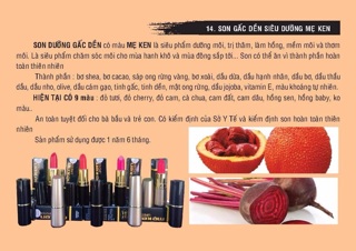 Son dưỡng gấc dền Mẹ Ken