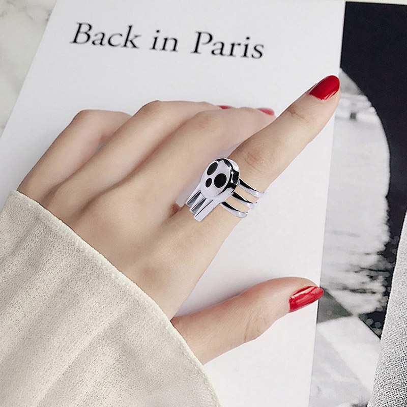 Tmdbyx Nhẫn Họa Tiết Hoạt Hình Soul Eater Death The Kid Cho Nam Và Nữ