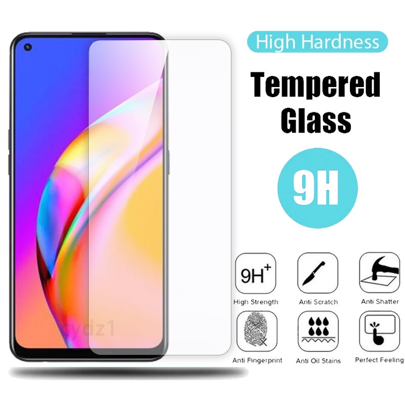 Kính cường lực bảo vệ màn hình cho OPPO A98 A78 A58 A17 A77 A77s A57 A96 A76 A95 A74 A54 A93 A17K A16 A16K A15 A93 A55 A53 A33 A32 A92 A72 A52 A91 A31 F11 F9 Pro A5 A9 2020 4G 5G 2022 2023