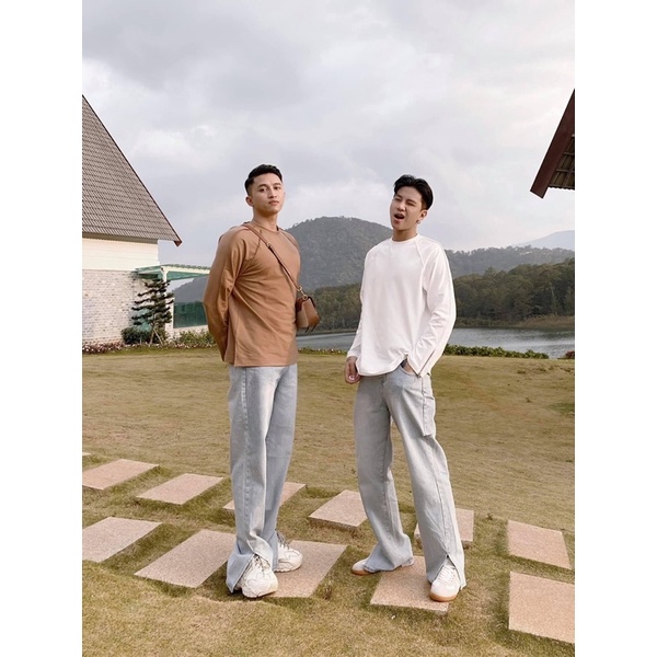 Áo phông sweater nam có khoá kéo Mael local brand