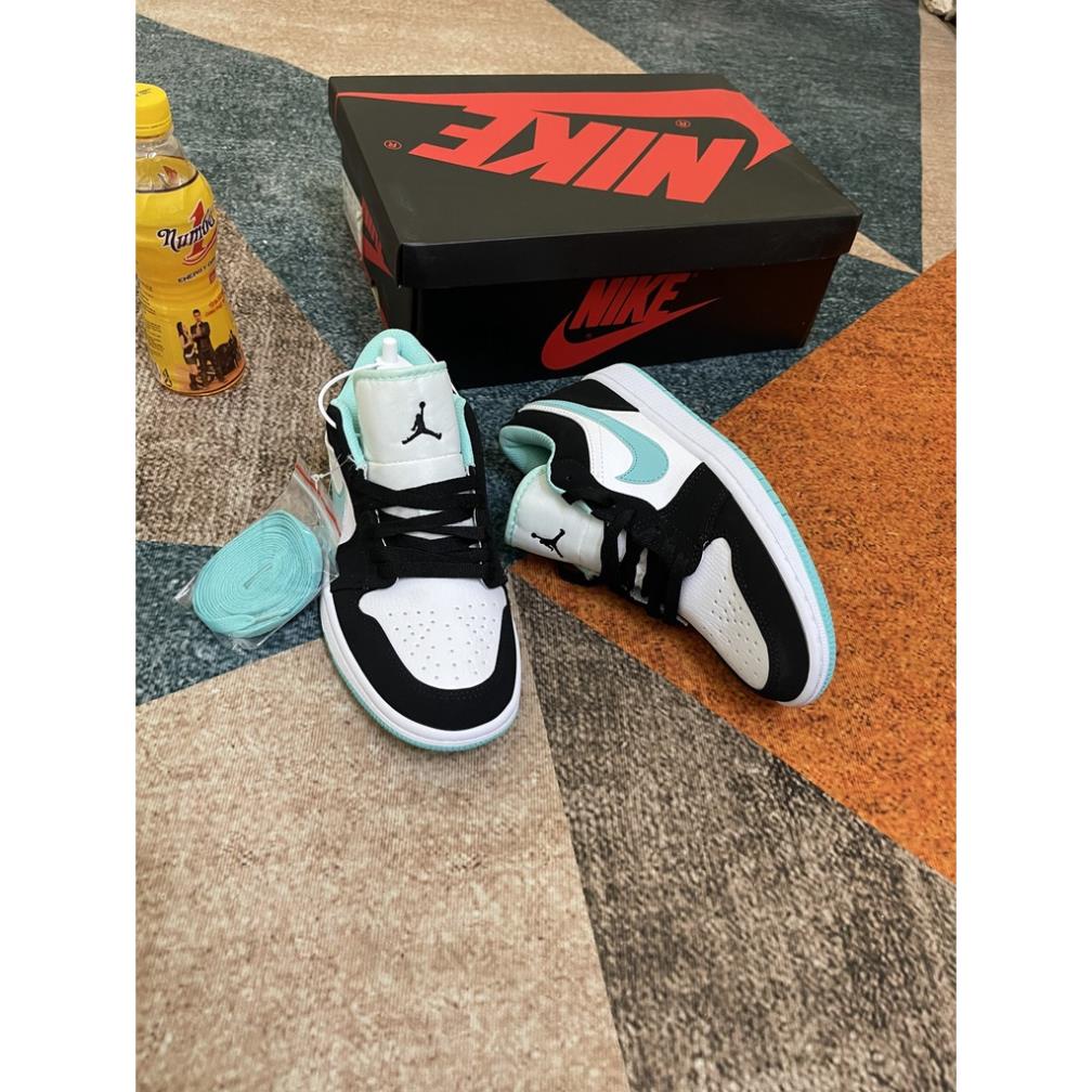 Giày Sneaker JD 𝗷𝗼𝗿𝗱𝗮𝗻 𝟭 Xanh Ngọc, Trắng Đen Thấp jd1 nam nữ..-Humy 🌟FULL Size BOX BILL🌟