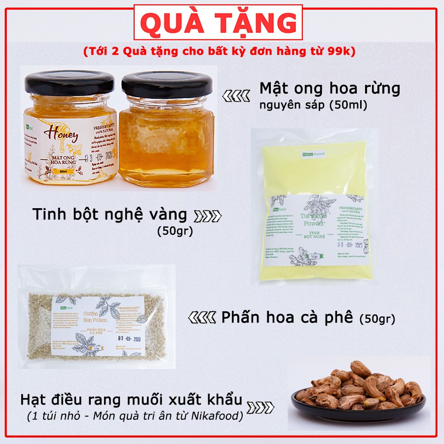 Nikafood Mật ong hoa bạc hà 50ml-500ml tặng phấn hoa hoặc tinh bột nghệ | mat ong bac ha | BigBuy360 - bigbuy360.vn