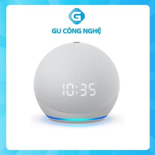 Amazon Echo Dot with Clock (gen 4), loa thông minh tích hợp Alexa và đồng hồ