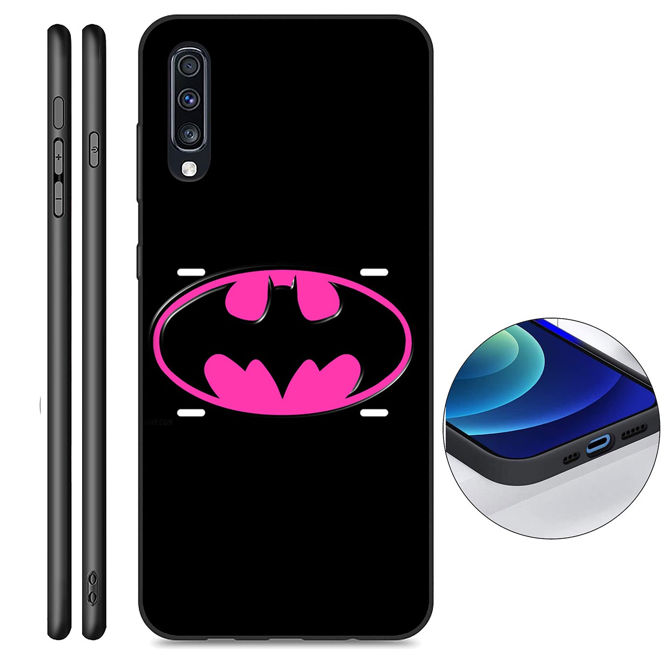 Ốp Lưng Silicone Mềm Hình Biểu Tượng Batman Cho Vivo V20 Se Pro V19 V15 V11 Y55 Y81 Y70 2020 Y55S Y81S Y53 Vivov20