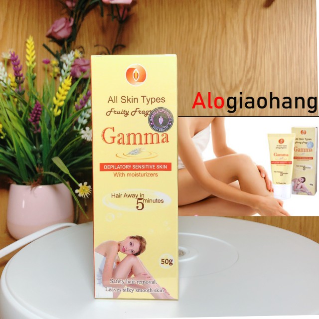 Kem Tẩy Lông Gamma Chính Hãng Giúp Bạn Tẩy Lông Nhẹ Nhàng Nhanh Chóng Giữ Da Luôn Mềm Mịn - alogiaohang