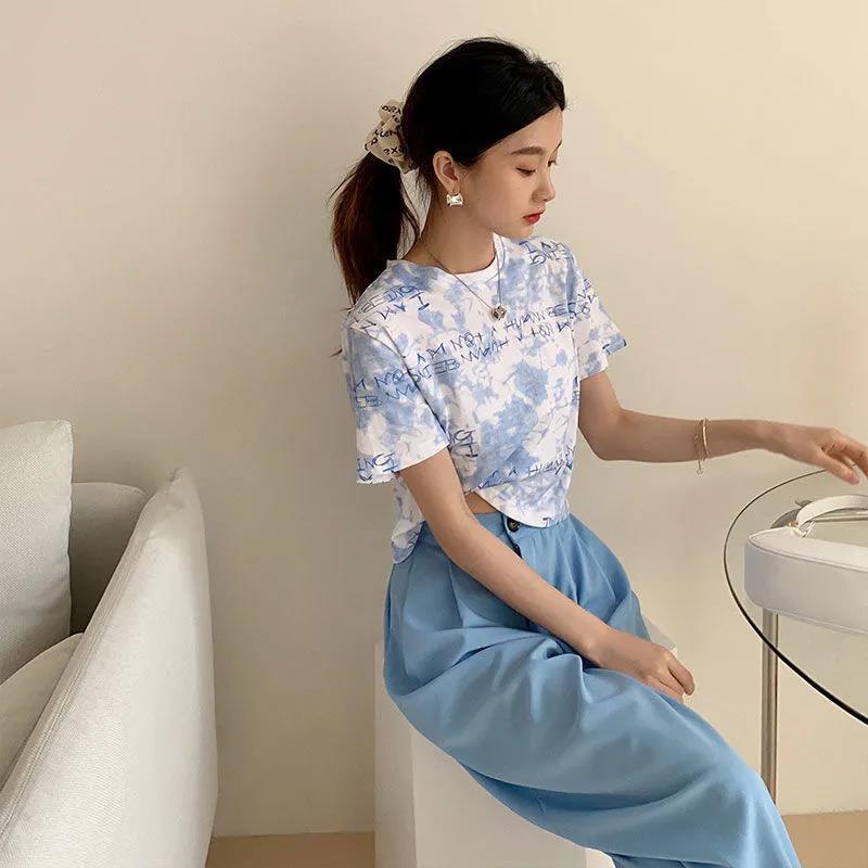 Áo thun nữ tay lửng Hàn Quốc ngắn JL-TX-34