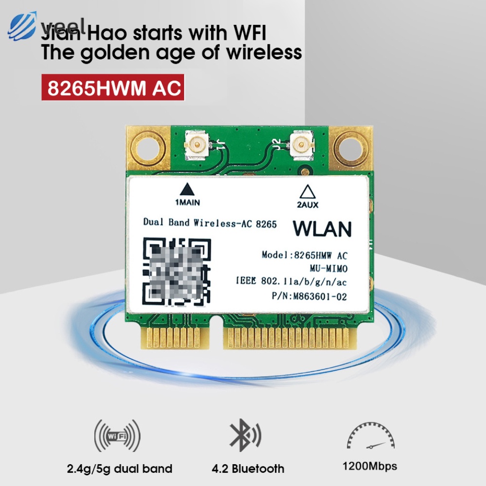 Card Wifi M.2 Ngff / Pcie Wifi Không Dây 2.4 / 5ghz 802.11ac Cho Máy Tính Intel 9260 | BigBuy360 - bigbuy360.vn