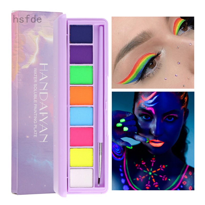 Bảng 8 màu sơn dầu trang điểm mặt và cơ thể an toàn cho dịp Giáng Sinh