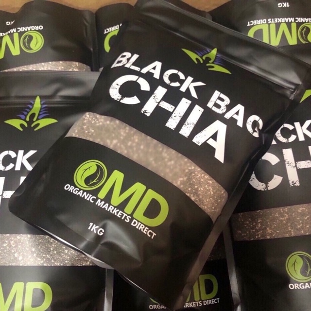 Hạt chia đen hữu cơ OMD 1kg - Úc