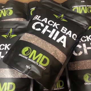 Hạt chia đen hữu cơ OMD 1kg - Úc