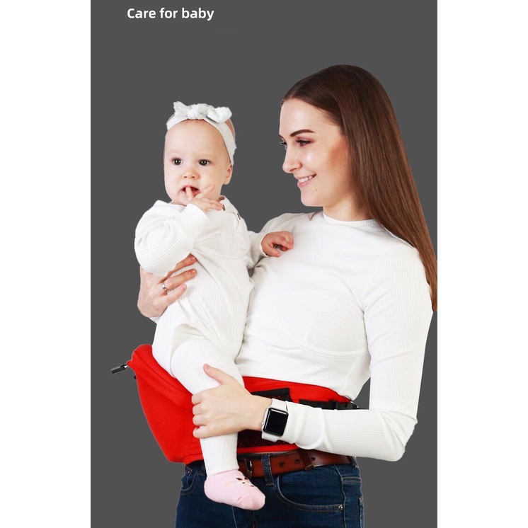 Địu trợ lực siêu nhẹ cho bé từ 0-36 tháng, hổ trợ sử dụng 6 tư thế phù hợp cho từng giai đoạn phát triển của bé