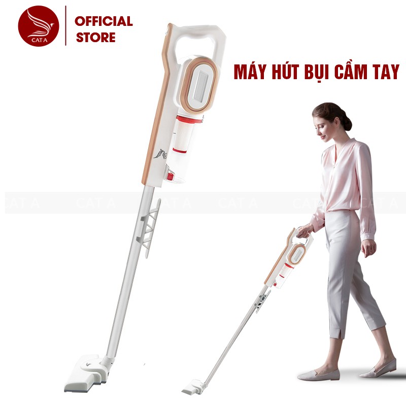 Máy hút bụi gia đình cầm tay CÁT Á 2 Trong 1 Thế Hệ Mới - Hút sạch mọi vị trí, có thể tháo rời [BH Chính hãng]