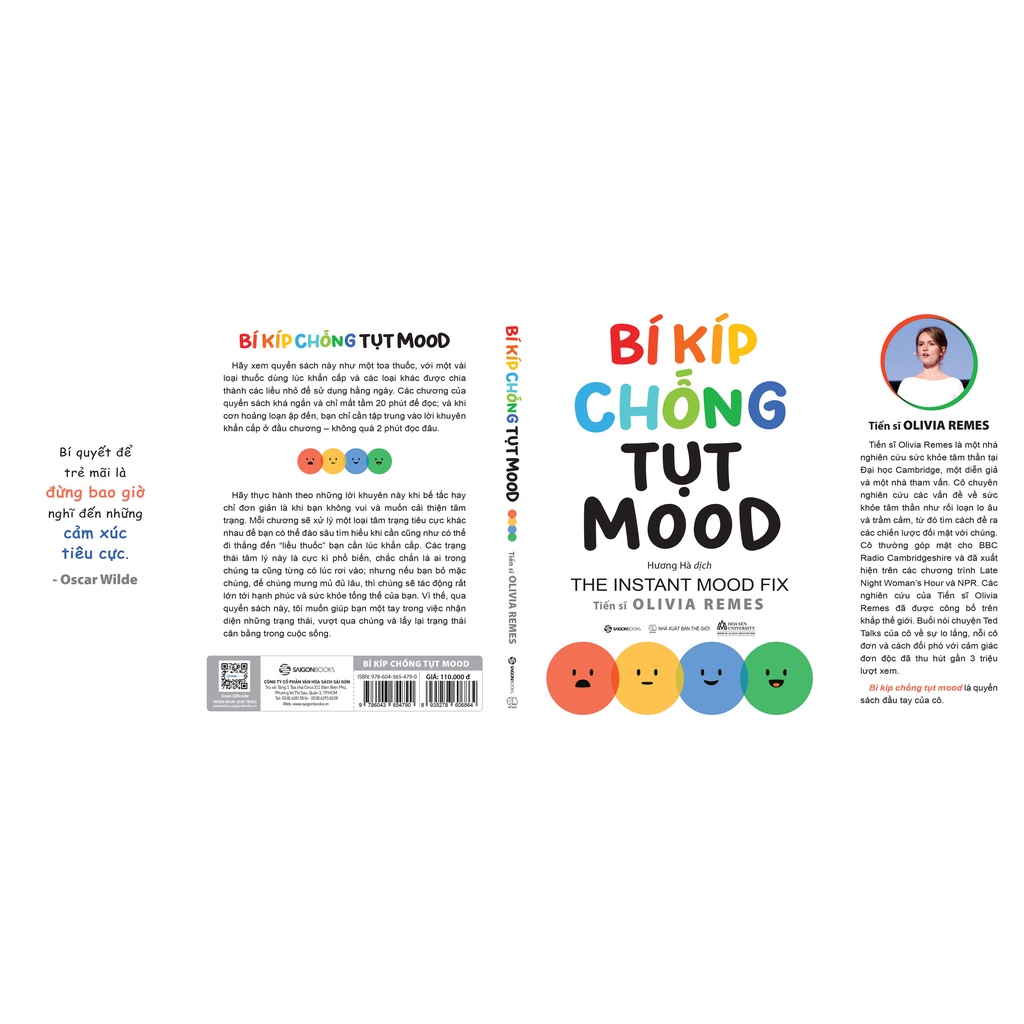 [MÃ giảm 40K]SÁCH - Bí kíp chống tụt mood - Tác giả Dr. Olivia Remes