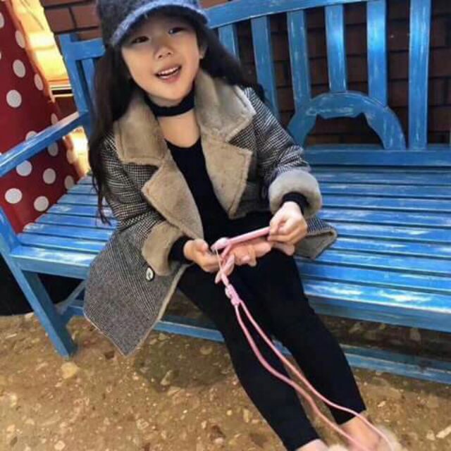.áo dạ cho bé gái