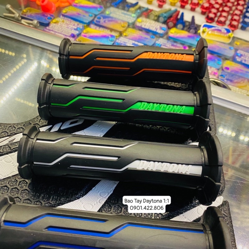 [ Tặng Gù Nhôm Màu ]Bao Tay Daytona Mẫu Mới 2021