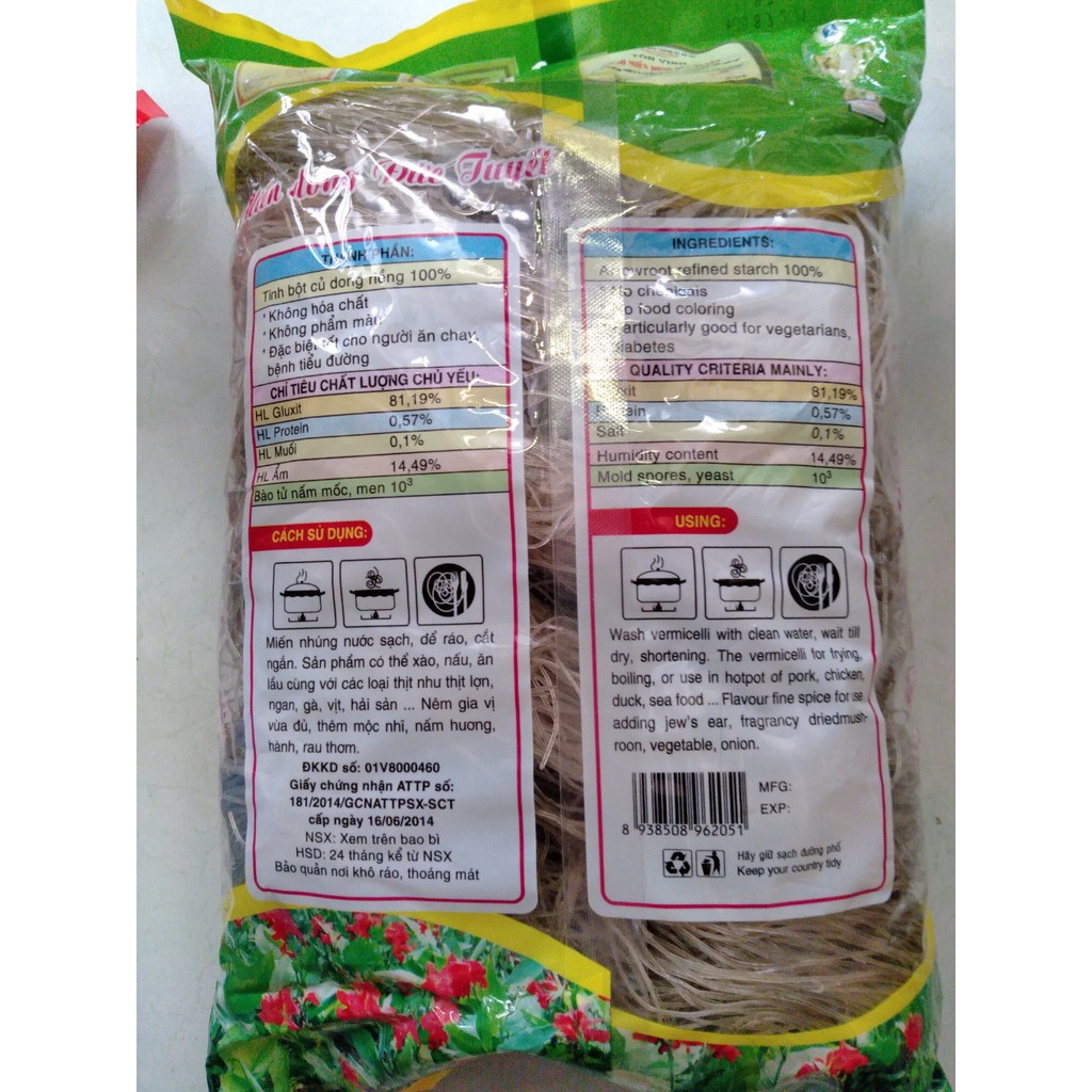 Miến Dong Đặc Sản Làng So (500g)