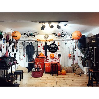 Đèn lồng Halloween Bí ngô có râu 08 TAN