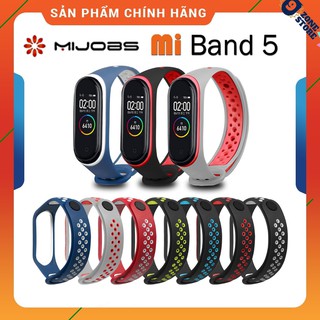 [Miband 5] Dây đeo thể thao Mijobs cho đồng hồ Xiaomi Miband 5 chính hãng
