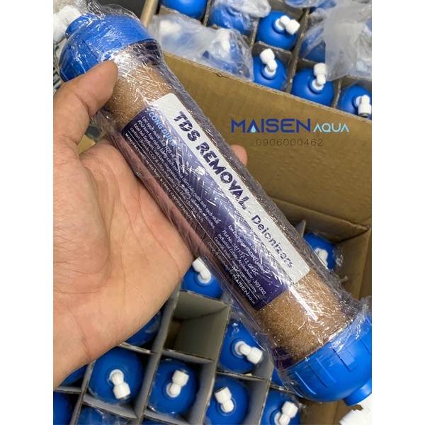 Lõi DI TDS Removal Chất Lượng Cao, khử khoáng kim loại nặng tạp chất (sd sau lõi RO)