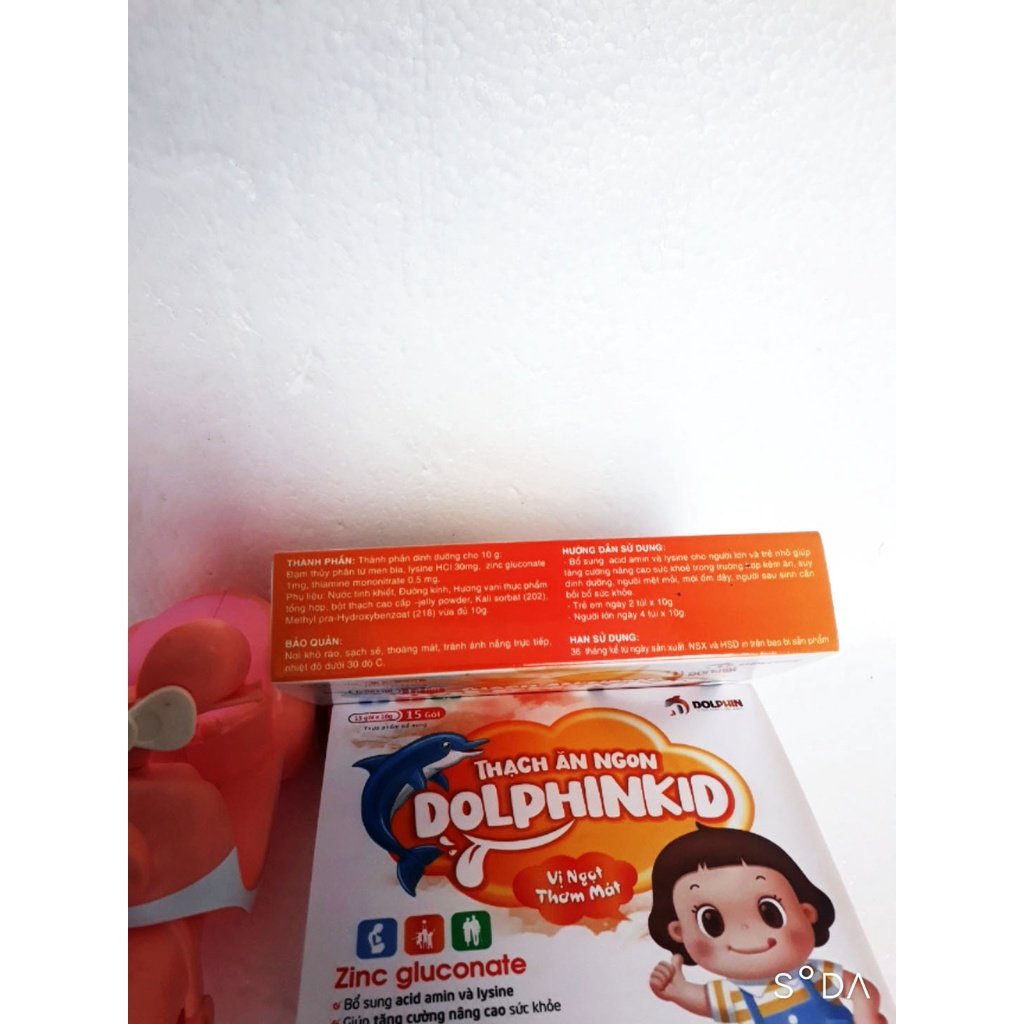 Thạch ăn ngon DOLPHINKID, giúp ăn ngon và tăng cường sức đề kháng